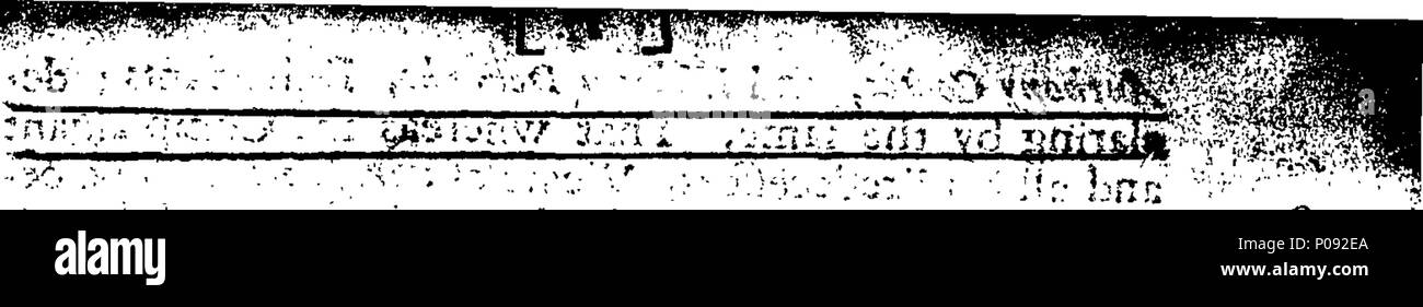 . Englisch: Fleuron aus Buch: Eine abstrakte oder Übersicht, der befohlen, und oft bestätigt in der High Court Chancery, über die Zahlung der tyth oder 10. Teil der Leitung - oar [sic] in der Grafschaft von Derby. 287 Eine Zusammenfassung oder Übersicht, der befohlen, und oft bestätigt in der High Court Chancery, über die Zahlung der tyth. oder 10 Fleuron T 114275-1 Stockfoto