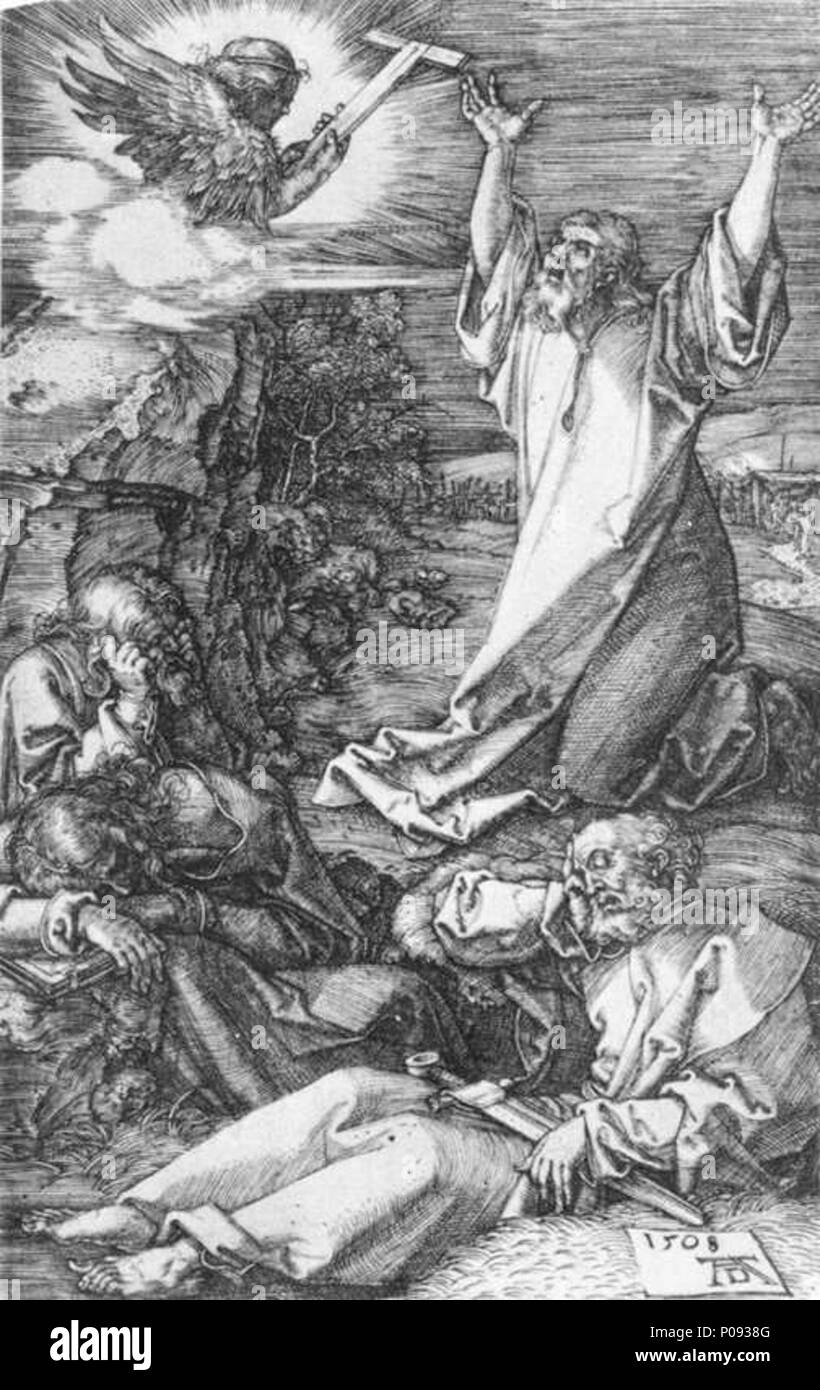 274 Albrecht Dürer - Todesangst im Garten (Nr. 2) - WGA7297 Stockfoto