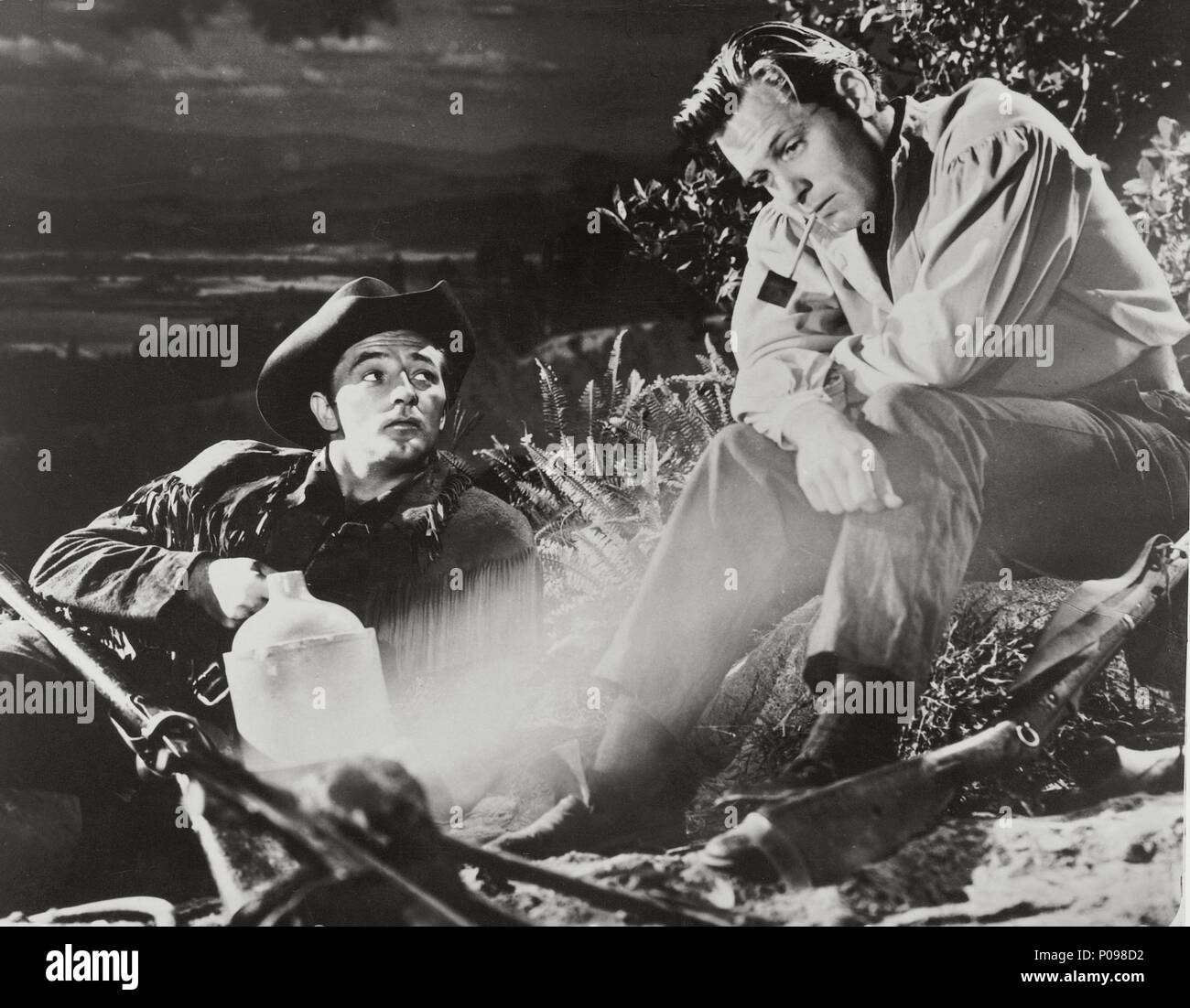 Original Film Titel: RACHEL UND DEN FREMDEN. Englischer Titel: RACHEL UND DEN FREMDEN. Regisseur: Norman Foster. Jahr: 1948. Stars: William Holden, Robert Mitchum. Credit: RKO/Album Stockfoto