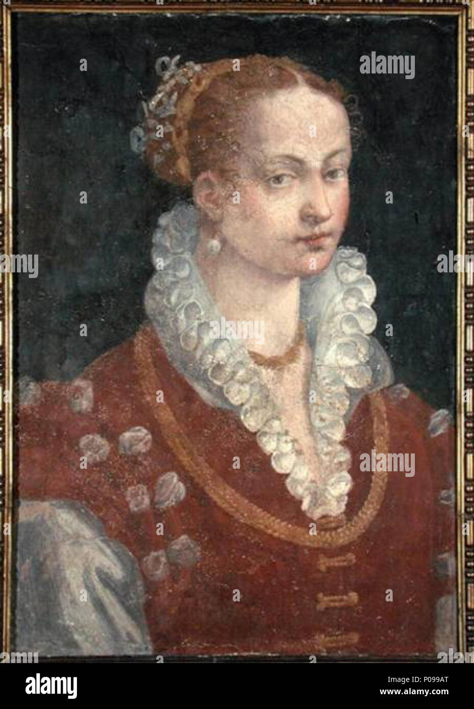. Isabella de' Medici, figlia di Cosimo I.. Portrait von Bianca Cappello Alternativer Titel (s): Porträt von Isabella de' Medici. zwischen ca. 1560 und ca. 1585 281 Biancacapello 1548 Stockfoto
