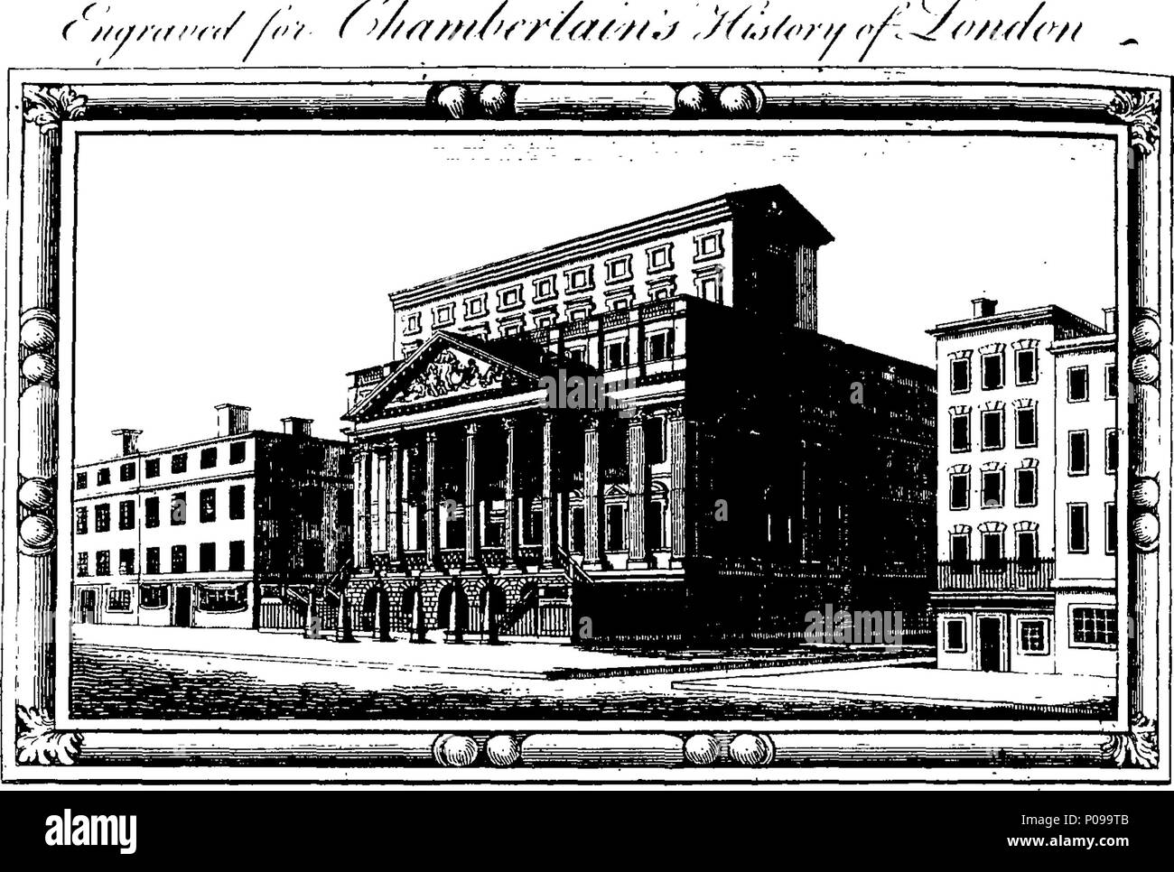 . Englisch: Fleuron aus Buch: Eine neue und compleat Geschichte und Übersicht über die Städte London und Westminster, der Stadtteil Southwark, Teile angrenzenden; von den frühesten Konten, zum Anfang des Jahres 1770. Mit I. ein Konto des ursprünglichen Stiftung und der moderne Staat dieser Orte. Ii. Ihre Gesetze, Satzungen, Zoll, Vorrechte, Befreiungen, Regierung, Handel und Navigation. Iii. Eine Beschreibung der verschiedenen Gemeinden, Pfarreien, Freiheiten, Reviere, Kirchen, Paläste, Adligen Häuser, Krankenhäuser und andere öffentliche Gebäude. Iv. Ein Konto der Kuriositäten der Turm von Lon Stockfoto