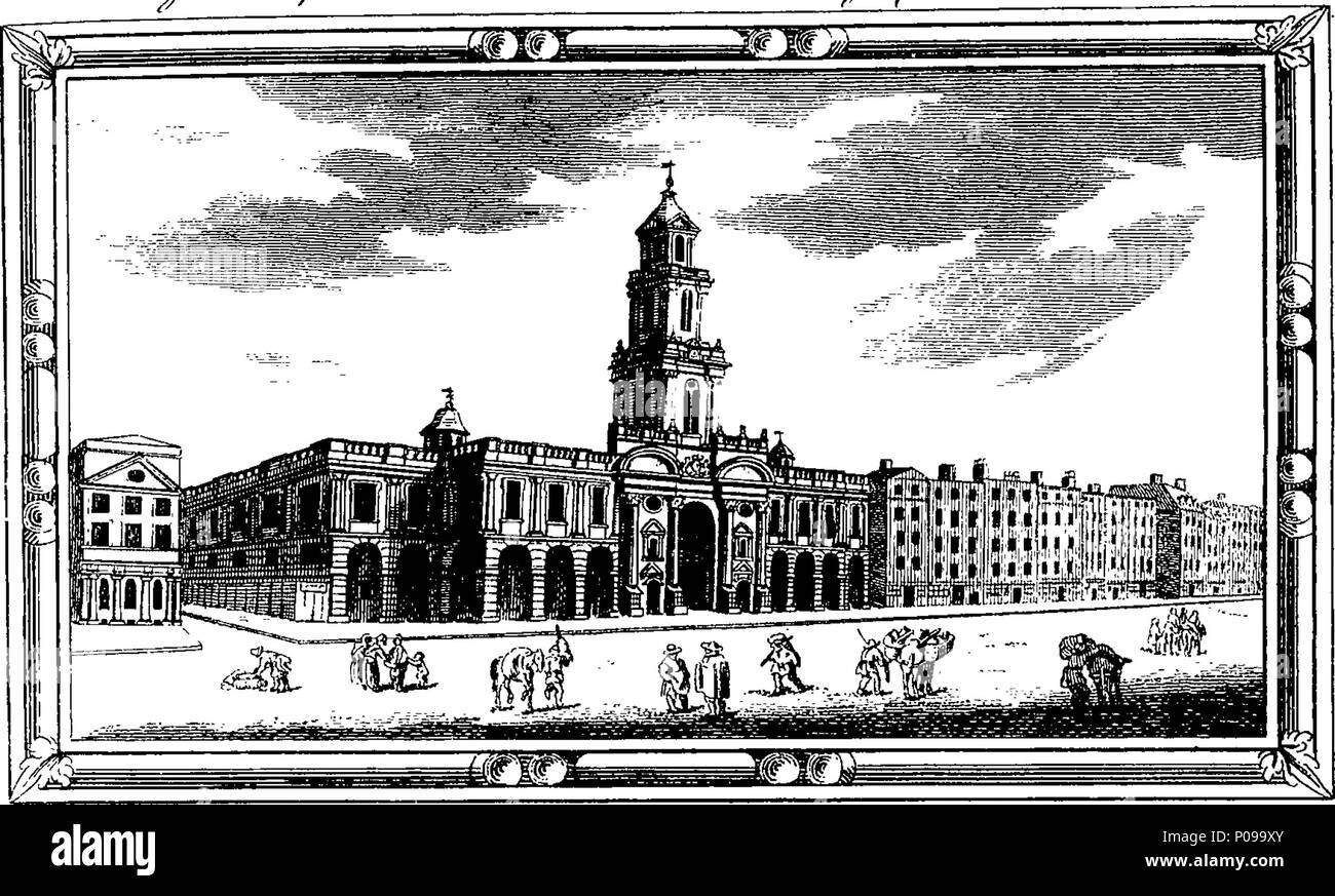 . Englisch: Fleuron aus Buch: Eine neue und compleat Geschichte und Übersicht über die Städte London und Westminster, der Stadtteil Southwark, Teile angrenzenden; von den frühesten Konten, zum Anfang des Jahres 1770. Mit I. ein Konto des ursprünglichen Stiftung und der moderne Staat dieser Orte. Ii. Ihre Gesetze, Satzungen, Zoll, Vorrechte, Befreiungen, Regierung, Handel und Navigation. Iii. Eine Beschreibung der verschiedenen Gemeinden, Pfarreien, Freiheiten, Reviere, Kirchen, Paläste, Adligen Häuser, Krankenhäuser und andere öffentliche Gebäude. Iv. Ein Konto der Kuriositäten der Turm von Lon Stockfoto