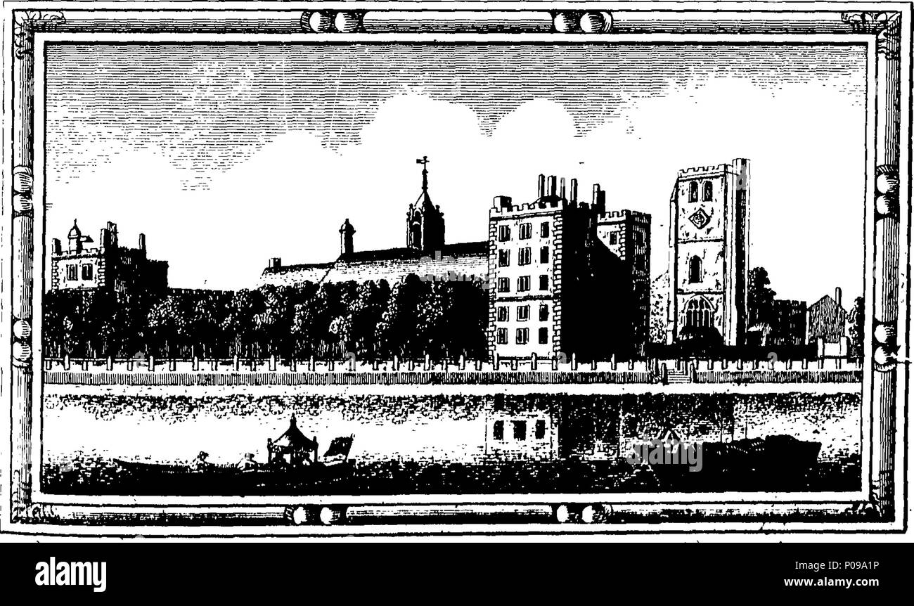 . Englisch: Fleuron aus Buch: Eine neue und compleat Geschichte und Übersicht über die Städte London und Westminster, der Stadtteil Southwark, Teile angrenzenden; von den frühesten Konten, zum Anfang des Jahres 1770. Mit I. ein Konto des ursprünglichen Stiftung und der moderne Staat dieser Orte. Ii. Ihre Gesetze, Satzungen, Zoll, Vorrechte, Befreiungen, Regierung, Handel und Navigation. Iii. Eine Beschreibung der verschiedenen Gemeinden, Pfarreien, Freiheiten, Reviere, Kirchen, Paläste, Adligen Häuser, Krankenhäuser und andere öffentliche Gebäude. Iv. Ein Konto der Kuriositäten der Turm von Lon Stockfoto