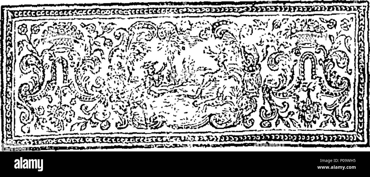 . Englisch: Fleuron aus Buch: Ein Konto der grausamen Verfolgungen, rais würden von den französischen Klerus, seit ihrem Heiligtum, die hier, gegen mehrere würdig, meine Herren Minister, Gentlewomen und Handwerker, Andersdenkende aus ihren Calvinistical Regelung; durch Beweise gestützt. Erweist auch die Grobheit und der Zügellosigkeit der Zähler, Verleumdungen gegen Herrn De La Pillonniere; für sein Sein, einen Feind zu Verfolgung und bekennender Freund aller ehrlichen Protestantischen Dissenters: Und mit der Aufdeckung von Betrugsfällen in der Verteilung der 15000 l. der Königlichen Bounty, jährlich den Armen gegeben werden französische Protein Stockfoto