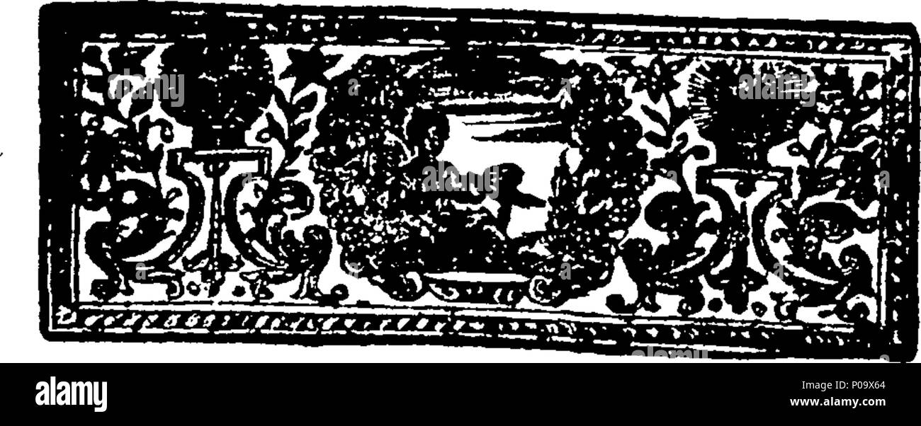 . Englisch: Fleuron aus Buch: Ein Bericht über die Expedition von der britischen Flotte nach Sizilien, in den Jahren 1718, 1719 und 1720. Unter dem Kommando von Sir George Byng, Bart. (Danach Viscount Torrington) Admiral und Oberbefehlshaber der Seiner Majestät Flotte; und Seiner Majestät Beauftragte und Bevollmächtigte der mehrere Fürsten und Staaten von Italien. Von Admiral's Handschriften gesammelt und andere originelle Beiträge. 290 Ein Konto der Expedition von der britischen Flotte nach Sizilien, in den Jahren 1718, 1719 und 1720 Fleuron N 014664-4 Stockfoto