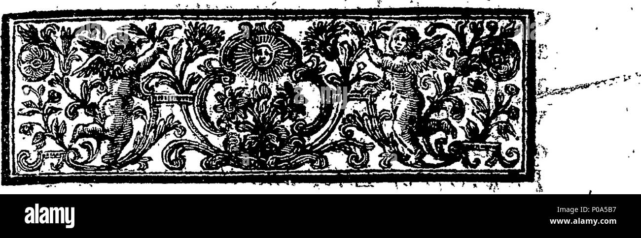 . Englisch: Fleuron aus Buch: ein Konto von einem seltsamen und wundervollen Traum. Speziell für Arzt M-d. 288 ein Konto von einem seltsamen und wundervollen Traum. Speziell für Arzt M-d. Fleuron N 015869-2 Stockfoto