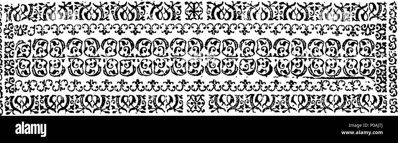 . Englisch: Fleuron aus Buch: Ein Akt für die Teilung und inclosing bestimmte gemeinsame Weiden und Gemeinsamkeiten in der Manor und Pfarrei Wingerworth und in der Ortschaft Tupton, in der Gemeinde von Norden Wingfield, in der Grafschaft von Derby. 295 Ein Akt für die Teilung und inclosing bestimmte gemeinsame Weiden und Gemeinsamkeiten in der Manor und Pfarrei Wingerworth Fleuron T 059100-1 Stockfoto