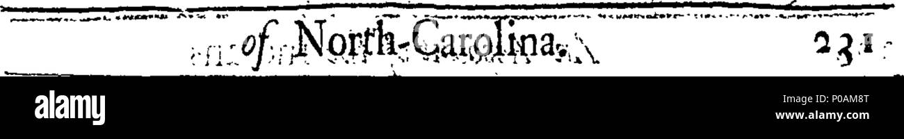 . Englisch: Fleuron aus Buch: eine neue Reise nach Carolina; mit der genauen Beschreibung und Naturgeschichte des Landes: Zusammen mit dem jetzigen Zustand. Und ein Journal von tausend Meilen, Reisen "thro' mehrere Nationen der Inder. Eine besonders berücksichtigen, ihre Bräuche, Sitten, &c. Von John Lawson, Gent. Surveyor-General von north-carolina. 163 eine neue Reise nach Carolina; mit der genauen Beschreibung und natürlichen Geschichte dieses Landes - Zusammen mit dem derzeitigen Stand davon Fleuron T 133233-8 Stockfoto