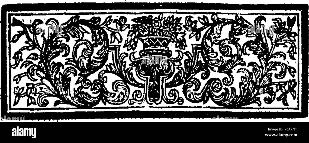 . Englisch: Fleuron aus Buch: Eine Antwort auf einige Betrachtungen über den Geist von Martin Luther, und das Original der Reformation; gedruckte in Oxford, A.D. 1687. Von Francis Atterbury, D.D. spät Herrn Bischof von Rochester, und Dekan von Westminster. 305 Eine Antwort auf einige Betrachtungen über den Geist von Martin Luther, und das Original der Reformation; gedruckte in Oxford, ein FLEURON T 089224-2 Stockfoto