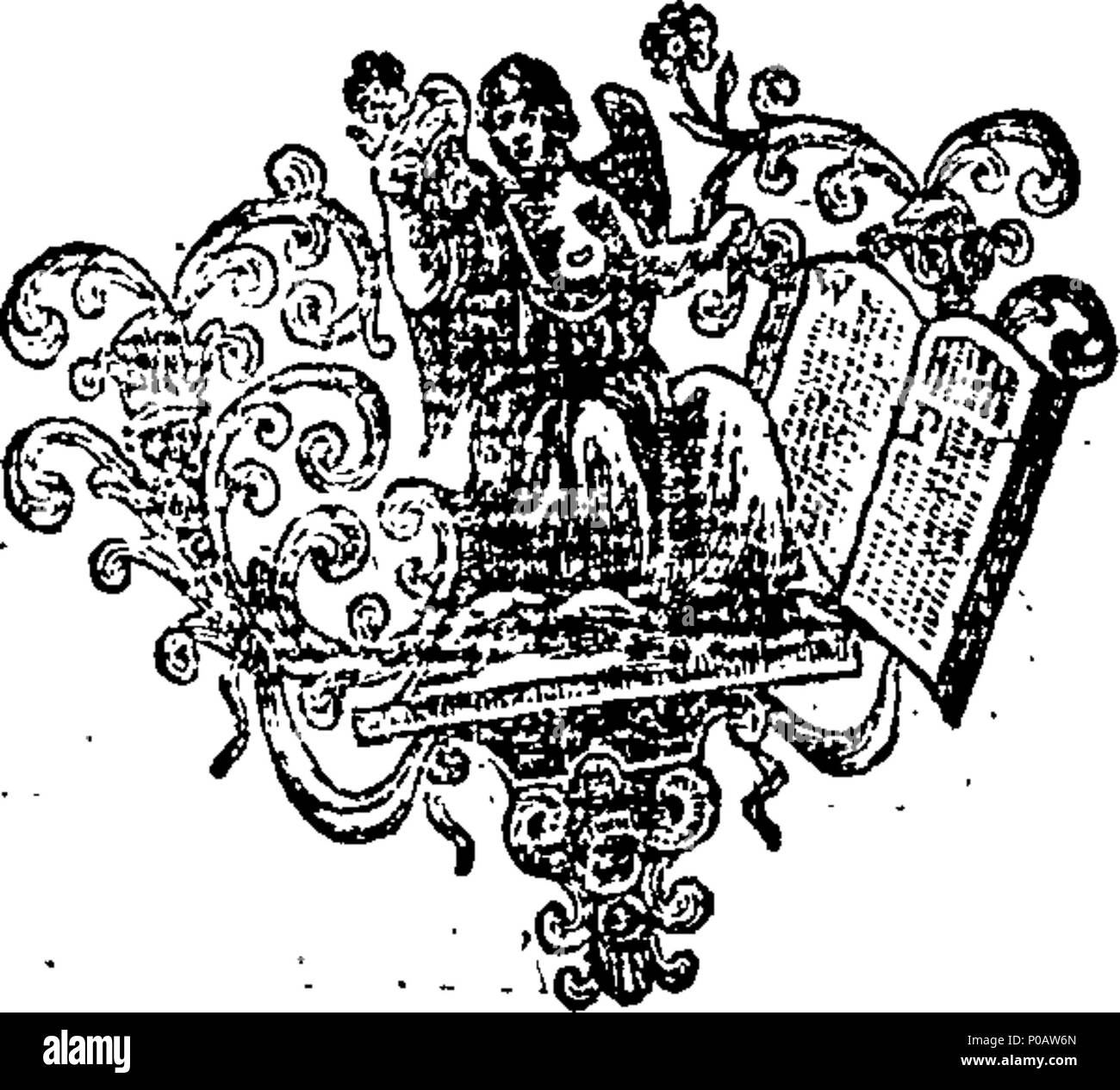 . Englisch: Fleuron aus Buch: Eine rationale Berücksichtigung der Grundsätze des Christentums, und die Praxis davon. in zwei Teile. Die Erste, ein Essay über den Apostel Paulus die Rede vor dem Areopag in Athen, Apg xvii. 22,----31. Der zweite, ein Essay nach Rom. xii 1. Durch die späte Rev. Herr John Platts. 180 Eine rationale Berücksichtigung der Grundsätze des Christentums, und die Praxis davon Fleuron T 102972-21 Stockfoto