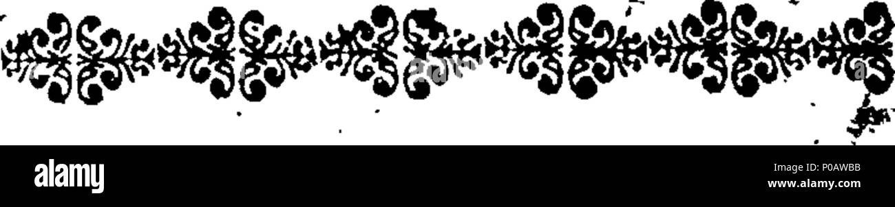 . Englisch: Fleuron aus Buch: Eine rationale Grammatik; mit einfachen Regeln in Englisch Latein, mit den besten Autoren im Vergleich In den meisten Sprachen über dieses Thema zu erfahren. Von J.T. Philipps, Lehrer an Seine Königliche Hoheit Prinz William, Herzog von Cumberland. 180 Eine rationale Grammatik; mit einfachen Regeln in Englisch Latein, mit den besten Autoren im Vergleich zu den in den meisten Sprachen lernen zu diesem Thema fleuron T 094220-8 Stockfoto