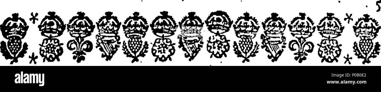 . Englisch: Fleuron aus Buch: Eine neue Methode des Unterrichts die Latine tongue; in einem solchen natürlichen Ordnung zusammengestellt, wie ein Kind kann lernen, dass Sprache, Schneller als durch jedes andere Grammatik noch nicht vorhanden. Von Herrn John Hunter, Diener des Evangeliums an Luft. Nach dem Gesetz des Parlaments, 1710 eingetragen. 156 Eine neue Methode des Unterrichts die Latine tongue; in einem solchen natürlichen Ordnung Fleuron N 020369-1 zusammengestellt Stockfoto