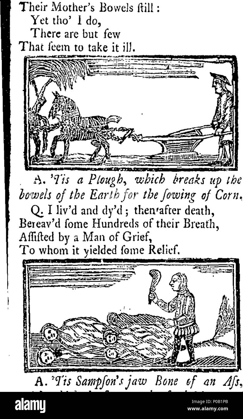 . Englisch: Fleuron aus Buch: Ein neues Rätsel Buch, oder ein wetzstein Für stumpf Wits. 157 Ein neues Rätsel Buch, oder ein wetzstein Für stumpf Wits. Fleuron T 128389-18 Stockfoto