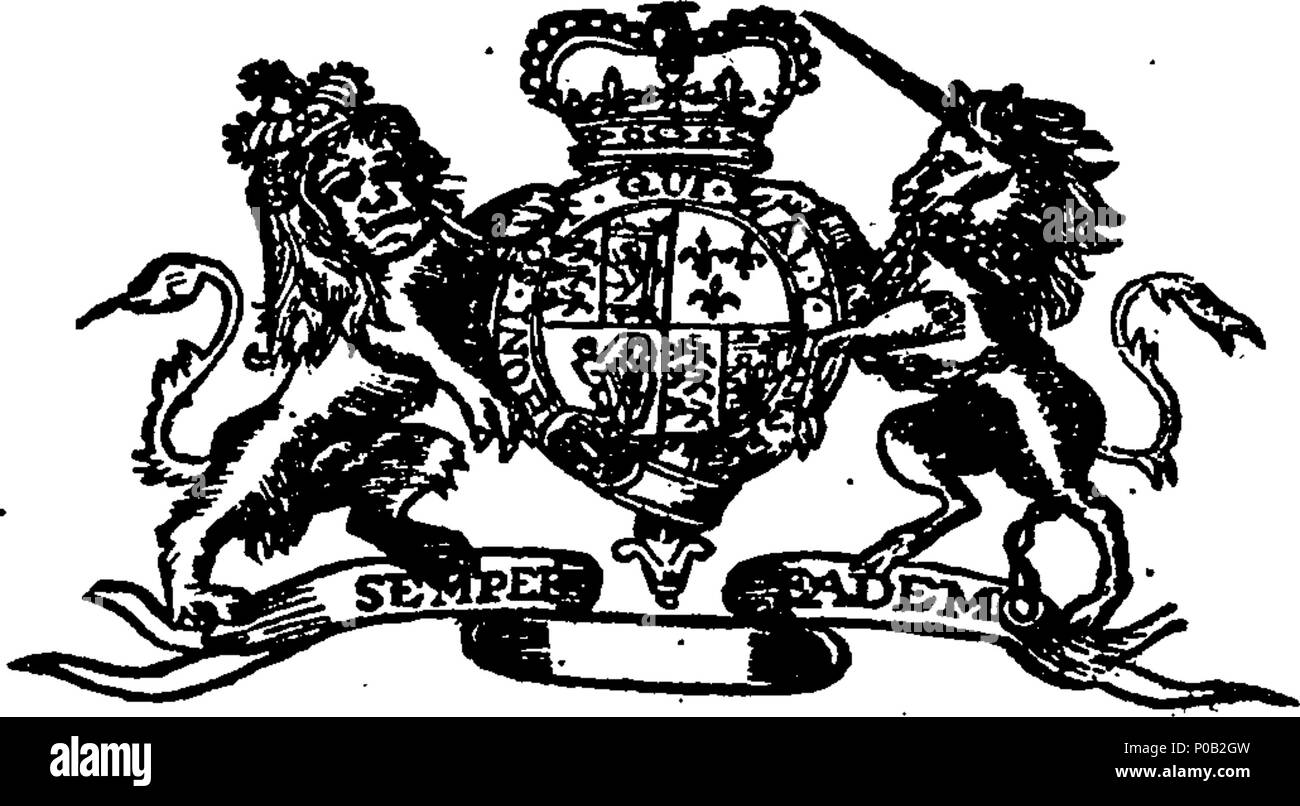 . Englisch: Fleuron aus Buch: ein Gesetz für die Festlegung bestimmter Pflichten, Häute und Felle, gegerbt, tawed oder gekleidet, und auf vellom und Pergament, für die Dauer von 32 Jahren, für die Verfolgung der Krieg und andere Ihre Majestäten die meisten notwendigen Anlässen. 298 ein Gesetz für die Festlegung bestimmter Pflichten, Häute und Felle Fleuron N 052269-1 Stockfoto