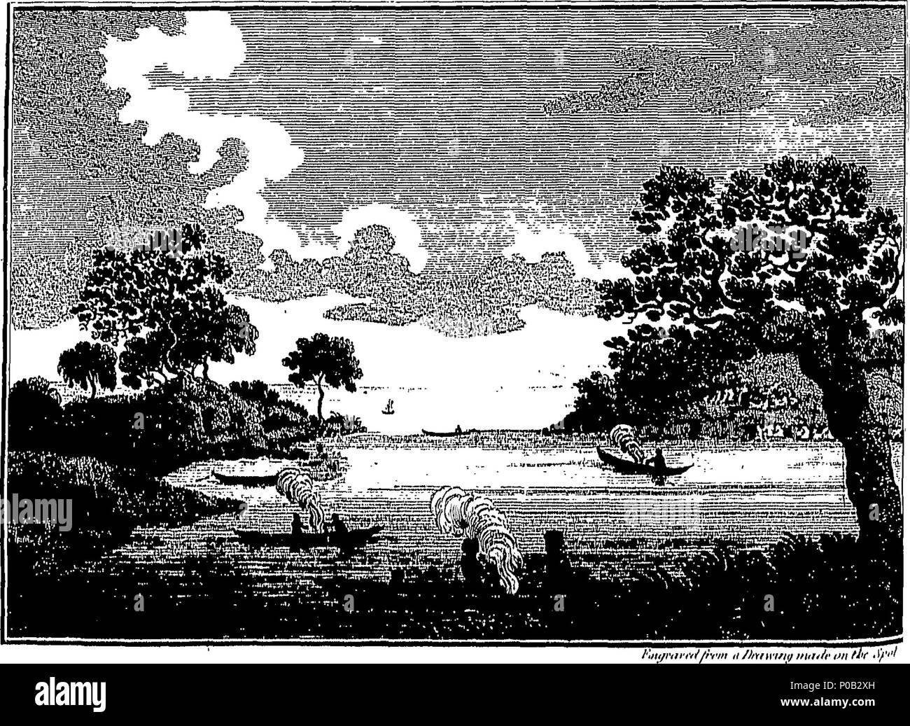 . Englisch: Fleuron aus Buch: Eine neue, vollständig, und universelle Sammlung von authentischen und unterhaltsamen Fahrten und Reisen in allen Teilen der Welt. ... Das ganze von der ursprünglichen Zeitschriften zusammengestellt... Und neu von William Henry Portlock geschrieben,... 164 Eine neue, vollständig, und universelle Sammlung von authentischen und unterhaltsamen Fahrten und Reisen in allen Teilen der Welt Fleuron T 067466-6 Stockfoto