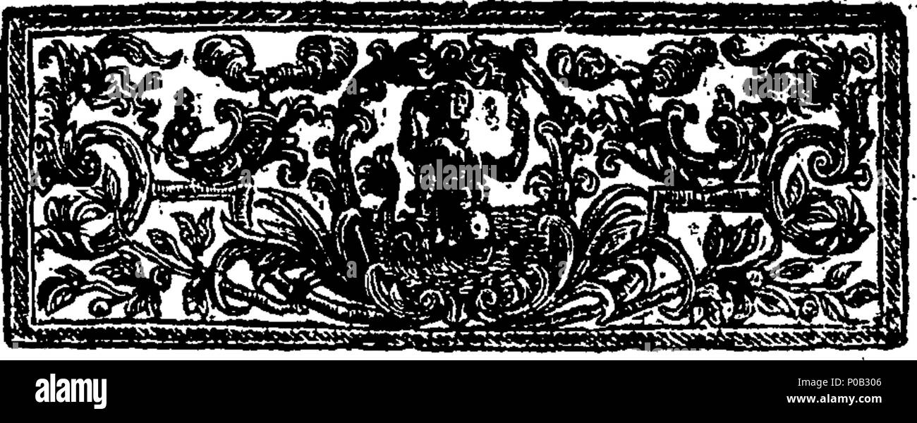 . Englisch: Fleuron aus Buch: Ein neues-Jahr-Geschenk, das sein, Beratung von einer Mutter zu ihrem Sohn und Tochter. Ursprünglich in französischer Sprache geschrieben von der Marquise de Lambert, und gerade veröffentlichen würde mit großer Approbation in Paris. Geschehen ins Englische durch ein Gentleman. 164 Ein neues-Jahr-Geschenk, das sein, Beratung von einer Mutter zu ihrem Sohn und Tochter Fleuron T 060063-2 Stockfoto