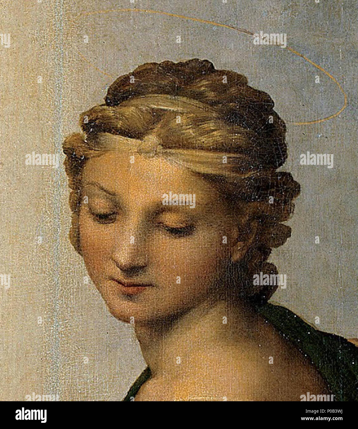 . Deutsch: Barbara von nikomedien. Ausschnitt aus Raffaels Sixtinischer Madonna. (1512 - 1513). Raphael (1483-1520) Alternative Namen Raffaello Santi, Raffaello Sanzio de Urbino, Rafael de Urbino, Raffael Beschreibung Maler und Architekt Geburtsdatum / Tod 6 April 1483 6. April 1520 Ort der Geburt / Todes Urbino Rom Standort Florenz, Rom, Perugia Authority control: Q 5597 VIAF:?:? ISNI 64055977 0000 0001 2136 483X ULAN:?? n 500023578 LCCN: 79041756 NLA:? 35442294 WorldCat 21 Sixtinische Madonna - Barbara von nikomedien 1. Stockfoto