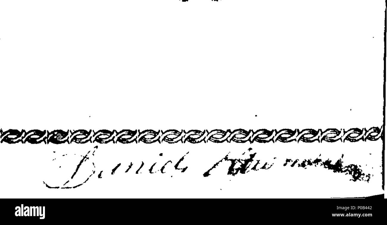 . Englisch: Fleuron aus Buch: ein perswasive ein öffentliches Bekenntnis zu Christus zu machen, und alle seine Rechte, insbesondere die der Taufe und des Abendmahls. Und Einwände beantwortet. In einem Brief an einige in der Nähe von Verwandten. Durch die späte Hon. Daniel Parker, Esq; von Barnstable. [Drei Zeilen der Schrift Texte]. 166 eine perswasive ein öffentliches Bekenntnis zu Christus zu machen, und alle seine Rechte, insbesondere die der Taufe und des Abendmahls Fleuron W 028869-1 Stockfoto