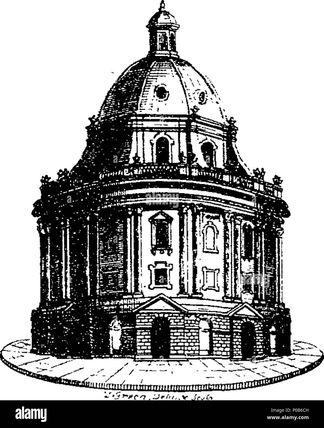 . Englisch: Fleuron aus Buch: eine Tasche Begleiter für Oxford. Enthält eine genaue Beschreibung der öffentlichen Bauten, die Gebäude in den einzelnen Hochschulen, die Gärten, Statuen, Büsten, Bilder und alle anderen Kuriositäten, die in der Universität. Mit einem Rückblick auf die Gründung der Hochschulen, ihrer Geschichte und Gegenwart. Mit dem Präfix ", korrekte Listen der Kanzler, High-Stewards, Hochschulrektorenkonferenz, Professoren, Dozenten, &c. Mit der Perspektive auf Radcliffe's Library, Magdalen College neue Gebäude, neue Hochschule aus dem Garten und Peckwater Square. 171 Eine Tasche c Stockfoto