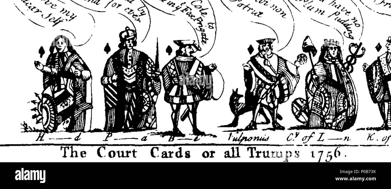. Englisch: Fleuron aus Buch: eine politische und satirische Geschichte der Jahre 1756, 1757, 1758, 1759, und 1760, in einer Serie von einhundert und vier humorvolle und unterhaltsame druckt, die alle die bedeutendsten Transaktionen,... von jenen denkwürdigen Jahren. Die im Anhang beigefügt ist, eine Erläuterung... 173 Eine politische und satirische Geschichte der Jahre 1756 Fleuron T 145764-15 Stockfoto
