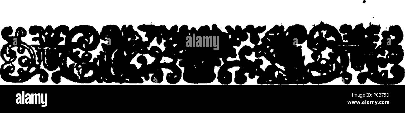 . Englisch: Fleuron aus Buch: Eine Entschuldigung für das Geschäft der Bauer-broking. Durch ein Bauer-Broker. 306 Eine Entschuldigung für die Unternehmen der BAUER-broking. Durch ein Bauer-Broker. Fleuron T 095940-3 Stockfoto