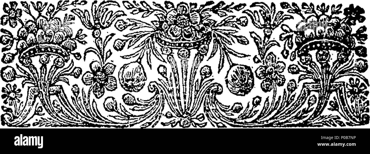 . Englisch: Fleuron aus Buch: Ein praktischer Diskurs über den Tod. Von William Sherlock, D.D. später Dekan von St. Paul. 174 Eine praktische Diskurs über den Tod. Von William Sherlock, D.D. später Dekan von St. Paul. Fleuron T 079798-6 Stockfoto