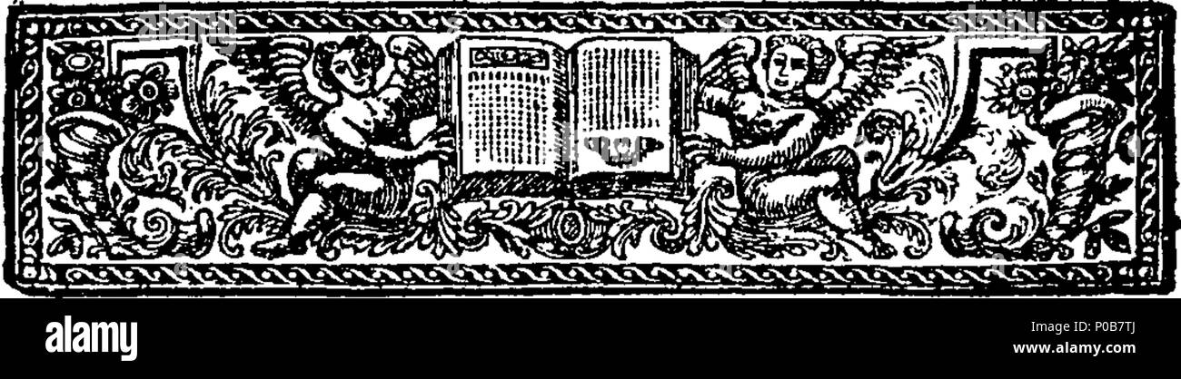 . Englisch: Fleuron aus Buch: Ein praktischer Diskurs über den Tod. Von William Sherlock, D.D. später Dekan von St. Paul's. 174 Eine praktische Diskurs über den Tod. Von William Sherlock, D.D. später Dekan von St. Paul's. Fleuron T 173947-9 Stockfoto