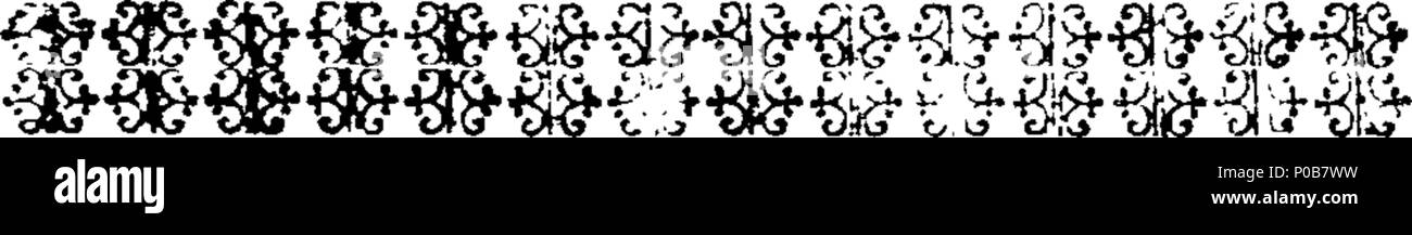 . Englisch: Fleuron aus Buch: Eine Entschuldigung für das Leben von Herrn Bampfylde-Moore Carew, allgemein nennen würde der König der Bettler. Wird eine unparteiische Berücksichtigung von seinem Leben, von seinem Verlassen Tiverton Schule, im Alter von 15 Jahren, und in einer Gesellschaft, in der die Zigeuner, bis in die heutige Zeit, wobei die Motive seiner führen würde erklären, und die große Anzahl von Zeichen und Formen, die er in thro' Grossbritannien, Irland erschienen ist, und mehrere andere Orte Europas bezogen werden; mit seinen Reisen zweimal thro' zu einem großen Teil von Amerika. Eine besondere Berücksichtigung der Herkunft, der Regierung, der Sprache, der Gesetze, und C Stockfoto