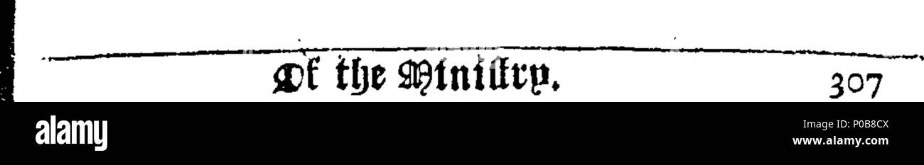 . Englisch: Fleuron aus Buch: Eine Entschuldigung für den wahren christlichen Gottheit, als dieselbe ist gehalten, und predigte, durch die Menschen, in Verachtung, Quäker genannt: Eine vollständige Erklärung und Rechtfertigung ihrer Grundsätze und Lehren, durch viele Argumente, von der Schrift und der rechten Vernunft ab, und die Zeugnisse der berühmten Autoren, die Alten und Modernen: Mit einer vollständigen Antwort auf die stärksten Einwände gegen Sie gemacht. Dem König vorgestellt. In Latein und Englisch, von Robert Barclay geschrieben, und da in Niederländisch, Niederländisch und Französisch übersetzt, für die Informationen, die von den Fremden. 308 Stockfoto