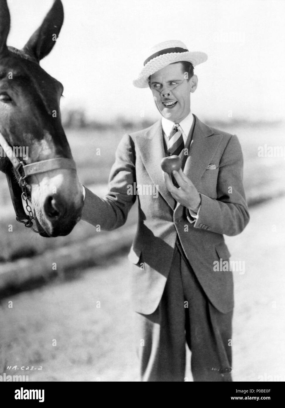 Stars: Charley Chase. Stockfoto