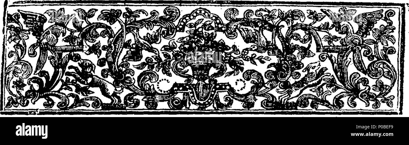 . Englisch: Fleuron aus Buch: ein pindarick ode, auf die Auferstehung unseres Erlösers Jesus Christus, auf Easter-Sunday. 168 A pindarick ode, auf die Auferstehung unseres Erlösers Jesus Christus, auf Easter-Sunday. Fleuron T 081891-2 Stockfoto