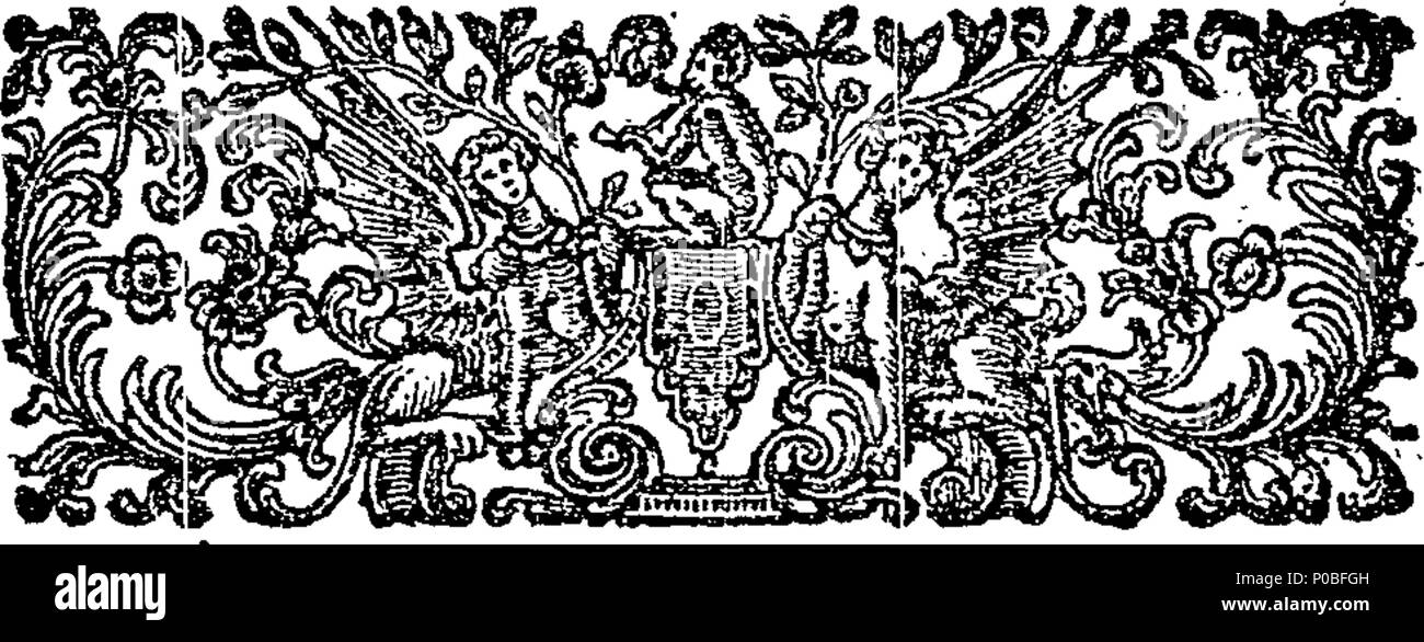 . Englisch: Fleuron aus Buch: Eine Adresse, um Pfr. Samuel Madden, D.D. auf die Erziehung der Jugend in Irland. Von Joseph Litle, Ende gerechtfertigt ist Professor für Navigation, in His Majesty's Royal Navy. 303 Eine Adresse Pfr Fleuron T 100211-2 Stockfoto