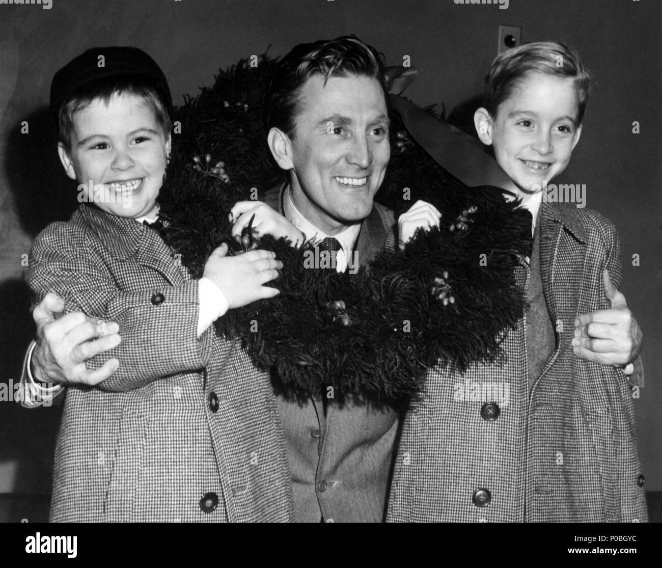 Stars: Kirk Douglas, Michael Douglas. Stockfoto