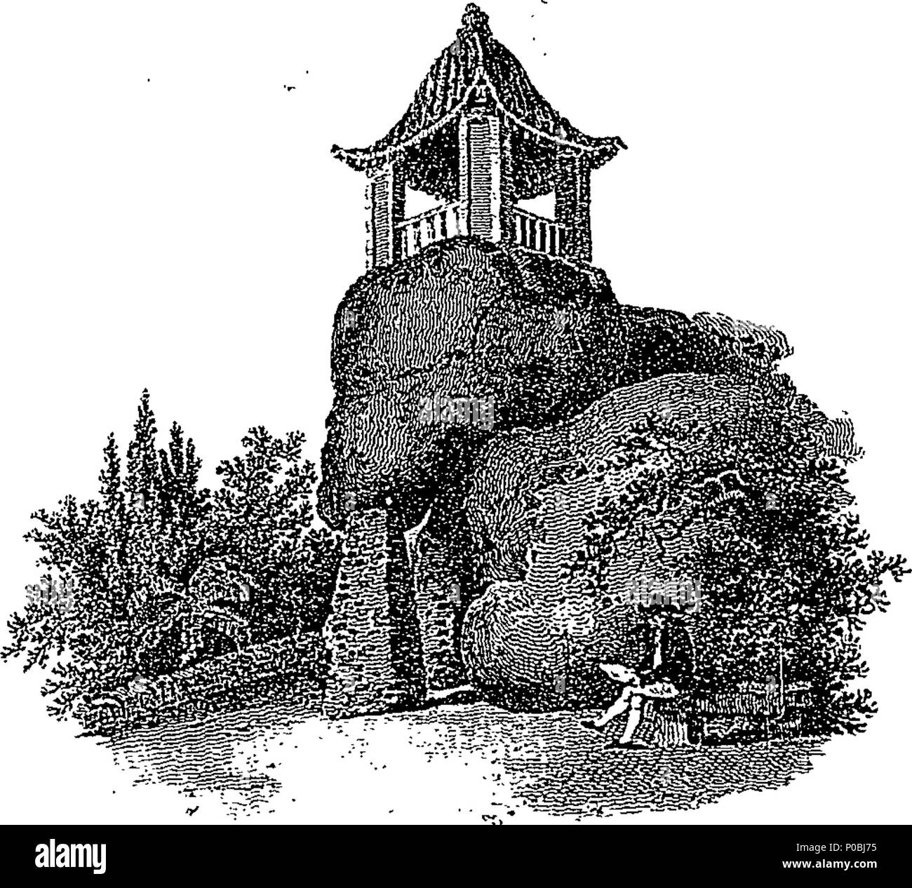 . Englisch: Fleuron aus Buch: Eine authentische Konto einer Botschaft vom König von Großbritannien, der Kaiser von China; darunter flüchtige Beobachtungen und Informationen erhalten, die in der Reise durch das alte Reich, und ein kleiner Teil der chinesischen Tartary. Zusammen mit einem Bezug der Reise auf die Gelegenheit durch Seine Majestät der Löwe und das Schiff Hindostan, im Dienst der East India Company, die mit dem Gelben Meer und Golf von Pekin; SOWIE Ihrer Rückkehr nach Europa Schiff durchgeführt; Mit Bekanntmachungen Der mehrere Orte, an denen Sie in Ihrem Weg aus und Home gestoppt; die Inseln Stockfoto