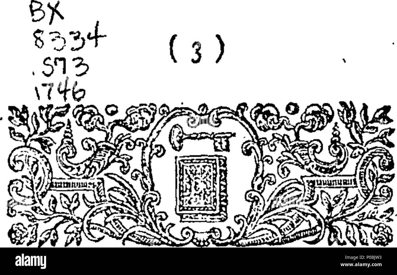 . Englisch: Fleuron aus Buch: eine aufrichtige und liebevolle Ansprache an das Volk, die Methodisten. 310 Eine aufrichtige und liebevolle Ansprache an das Volk, die Methodisten. Fleuron N 009061-2 Stockfoto