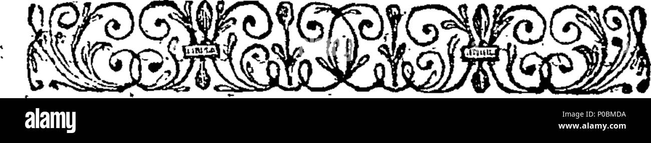 . Englisch: Fleuron aus Buch: eine rechtzeitige Warnung an die City of London, auf die derzeitige Krise; wichtig erweist, durch die meisten Argumente, die überzeugen, dass die neue Methode für die Pflasterung der Straßen mit Scotch Pebbles, und die nach unten Ziehen der Zeichen, müssen beide gleichermaßen schädlich für die Gesundheit und die Moral der Menschen in England. Durch Zachary Eifer, Bürger. 186 Eine rechtzeitige Warnung an die Stadt London Fleuron T 122473-3 Stockfoto