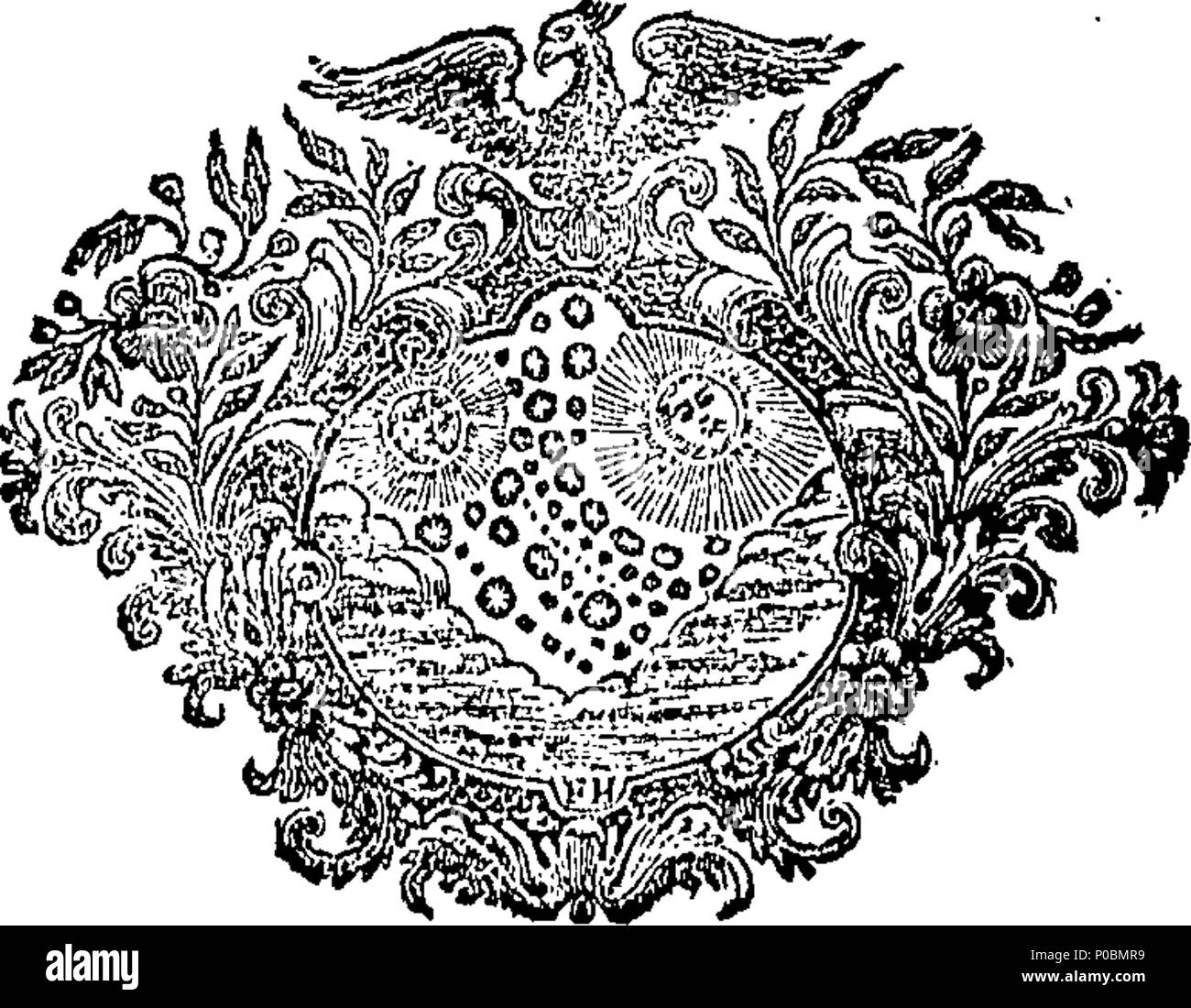 . Englisch: Fleuron aus Buch: eine zweite Untersuchung über die Gründe für das Verhalten Großbritanniens, mit Bezug auf den gegenwärtigen Stand der Dinge in Europa. In einem Brief von einem Herrn in das Land zu seinem Freund in der Stadt. 186 eine zweite Untersuchung über die Gründe für das Verhalten Großbritanniens, mit Bezug auf den gegenwärtigen Stand der Dinge in Europa Fleuron T 047293-5 Stockfoto