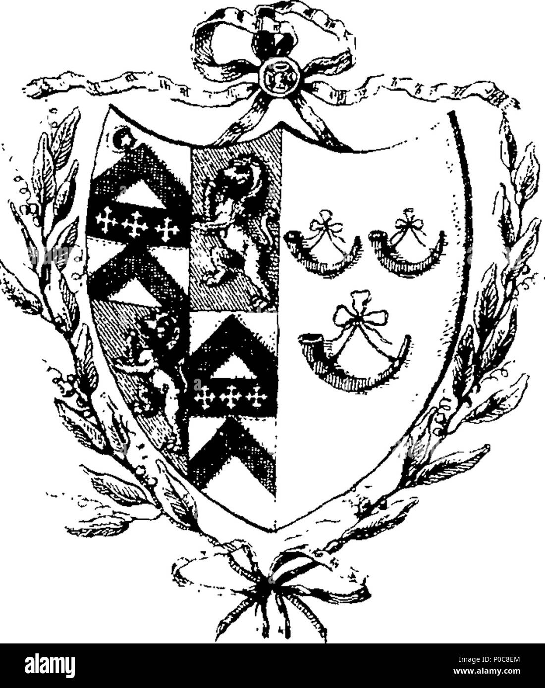 . Englisch: Fleuron aus Buch: eine Beziehung einer Reise auf dem Gletscher, in der DUTCHY von Savoyen: Aus dem Französischen von m.t. Bourrit, Vorsänger der Kathedrale Kirche in Genf, von C. und F. Davy übersetzt. 182 eine Beziehung von einer Reise zu den Gletschern, in der DUTCHY von Savoyen - Aus dem Französischen von M Fleuron T 131801-1 übersetzt Stockfoto