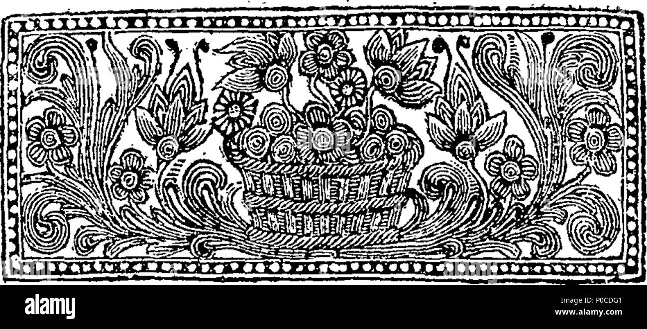 . Englisch: Fleuron aus Buch: eine Predigt Predigt in St. Laurentius Kirche im Lesen, in der assisen dort gehalten, für die Grafschaft von Berks, am 17. Juli 1716. Bevor Herr Baron begraben, und Herr Gerechtigkeit Eyres. Von William Sawle, A. M. Vikar von Cholsely, in der Grafschaft. Veröffentlichen würde auf Antrag des High-Sheriff, und Kollegen der Grand Jury. 192 eine Predigt predigen würden an St Fleuron N 022895-2 Stockfoto