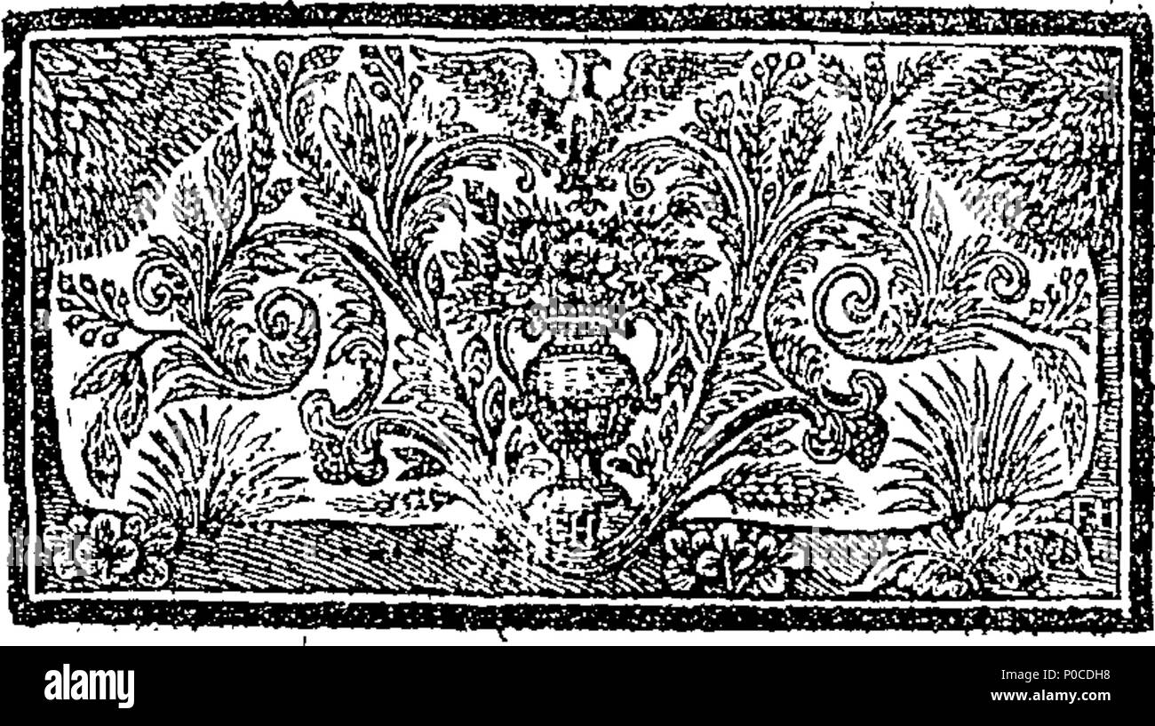 . Englisch: Fleuron aus Buch: eine Predigt predigen würde bei Stafford, am Mittwoch, dem 27. März. 1723. An der Assisen, die dort gehalten werden. Von John Stephenson, A. M. Vikar von Dilhorn in der Grafschaft von Stafford. Auf Antrag des High-Sheriff, die Friedensrichter, und Kollegen der Grand-Jury veröffentlicht. 192 eine Predigt predigen würden an Stafford, am Mittwoch, 27. März Fleuron T 005140-2 Stockfoto