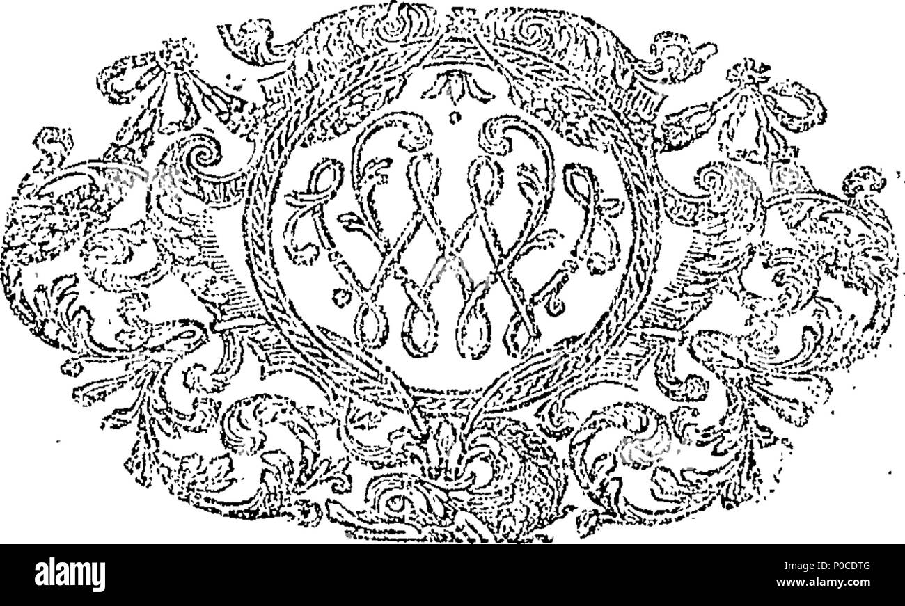 . Englisch: Fleuron aus Buch: eine Predigt predigen würde bei der Beerdigung von Frau Elizabeth Howland, in der Gemeinde - Kirche von Streatham in Surry, am Freitag kann die erste, 1719. Von Benjamin Herr Bischof von Bangor. 192 eine Predigt predigen würde bei der Beerdigung von Frau Elizabeth Howland, in der Gemeinde - Kirche von Streatham in Surry, am Freitag kann die erste, 1719 Fleuron T 018304-26 Stockfoto