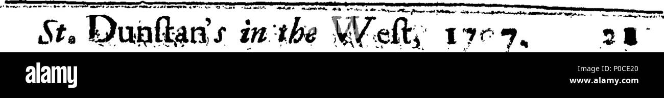 . Englisch: Fleuron aus Buch: eine Predigt predigen würden an der Pfarrkirche St. Dunstan's im Westen, London, am ersten Mai, 1707. Die thanksgiving-day Für die Glorreiche und glückliche Vereinigung der beiden Königreiche England und Schottland. Von John Grant, M. A. Prebendary der Kathedrale von Rochester, und Vikar der St. Dunstan's im Westen, London. 193 eine Predigt predigen würden an der Pfarrkirche St. Fleuron T 101416-7 Stockfoto