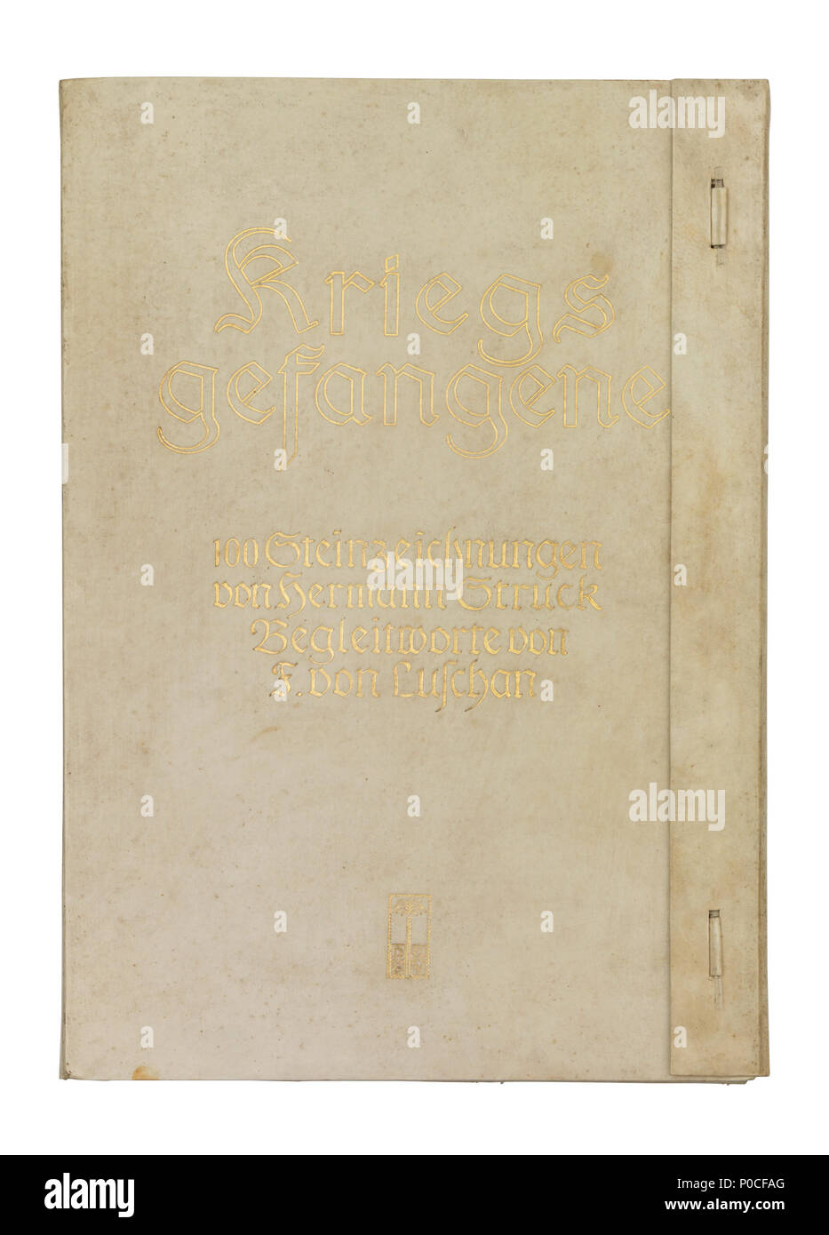 . Kunstwerke von Hermann Struck Datierung: 1916 Objektart: Mappe (Hülle) Schlagworte Inhalt/Geografie: Berlin, Kriegsgefangener, Anthropologie, Kulturgeschichte, Weltkrieg (1914-1918), Artikel (Publikation). English: Mappeneinband zu: "Kriegsgefangene" von Hermann Struck. 1916 46 Hermann Struck Grafik JMBerlin 2002 237 101 Stockfoto