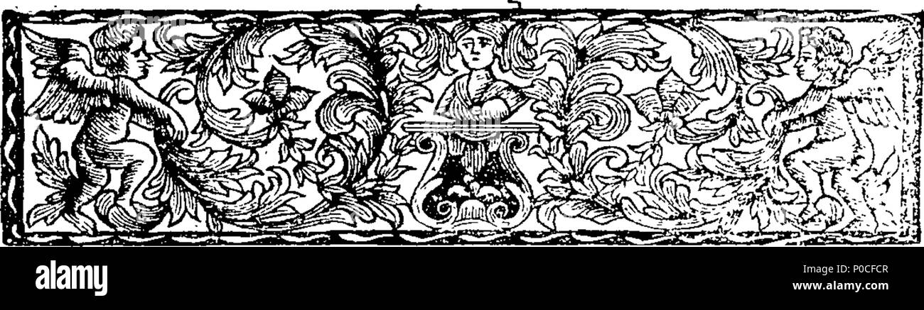 . Englisch: Fleuron aus Buch: eine Predigt zum Ende des letzten Jahrhunderts gepredigt, am Jahrestag Thanksgiving Day, ein Ende zu setzen Die Grreat Rebellion, die durch die Rückgabe der König und die königliche Familie und die Wiederherstellung der Regierung, in Kirche und Staat, nach vielen Jahren Unterbrechung. 198 eine Predigt zum Ende des letzten Jahrhunderts Fleuron T 192305-3 gepredigt Stockfoto