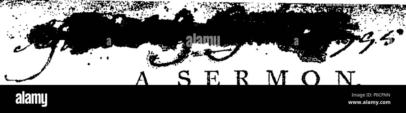 . Englisch: Fleuron aus Buch: eine Predigt, in der St. Magnus Kirche, die London Bridge gepredigt, am Jahrestag der Royal humane Gesellschaft, am Sonntag, 23. März 1794. Von Thomas Rennell, D.D. spät Fellow des King's College in Cambridge; und Rektor des St. Magnus. 199 eine Predigt, Predigten in St. Fleuron N 055002-3 Stockfoto