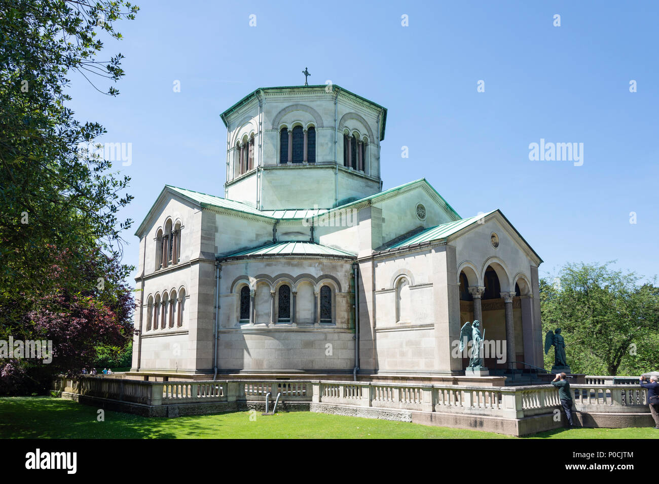 Garten Kapelle, Frogmore House & Gardens, Home Park, Windsor, Berkshire, England, Vereinigtes Königreich Stockfoto