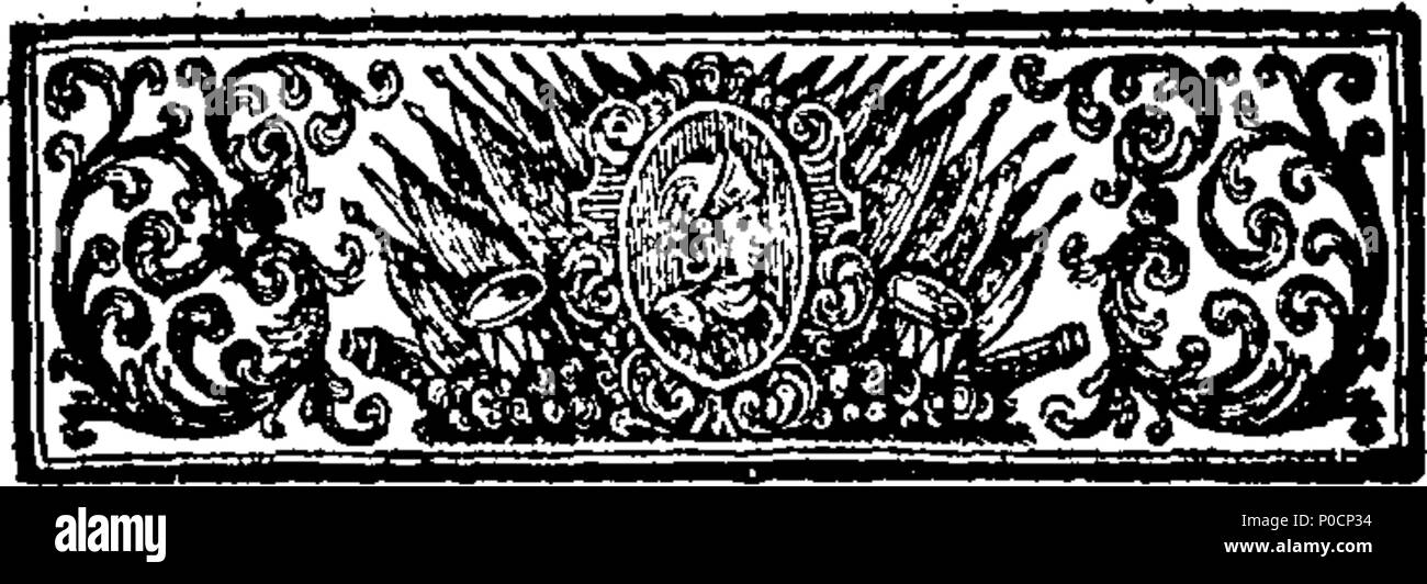 . Englisch: Fleuron aus Buch: eine Überprüfung des Bischof Burnet Geschichte seiner eigenen Zeit; besonders seine Zeichen und geheime Memoiren. Mit kritischen Anmerkungen. Die befangenheit erzeige, Abweichungen und Mängel der politischen Geschichte. Durch ein Gentleman. 183 eine Überprüfung des Bischof Burnet Geschichte seiner eigenen Zeit; besonders seine Zeichen und geheime Memoiren Fleuron T 044883-1 Stockfoto