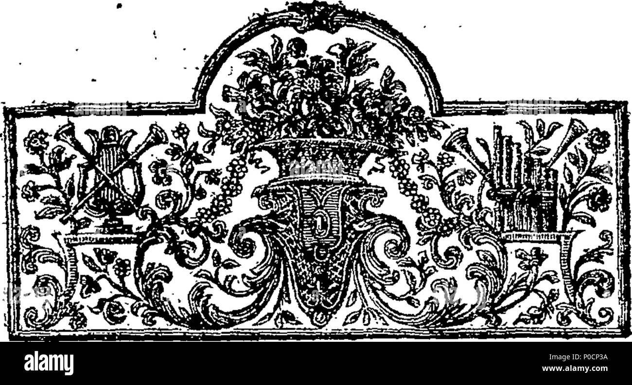 . Englisch: Fleuron aus Buch: Ein Bericht von Dr. Zachary Gray Verteidigung unserer alten und modernen Historikern. Worin, Statt der Wohnung auf seine frivolen Cavils, falsche Zitate, ungerechten Rückschlüsse, &c. Es ist Sprueche, (zu seiner Ehre in der gesprochen werden), dass es kein Buch ist in der Englischen Sprache, die so viele Falshoods in so viele Seiten enthält. Der Autor des kritischen Geschichte Englands, kirchlichen und bürgerlichen, &c. 183 eine Überprüfung von Dr. Zachary Gray Verteidigung unserer alten und modernen Historikern Fleuron T 114764-5 Stockfoto