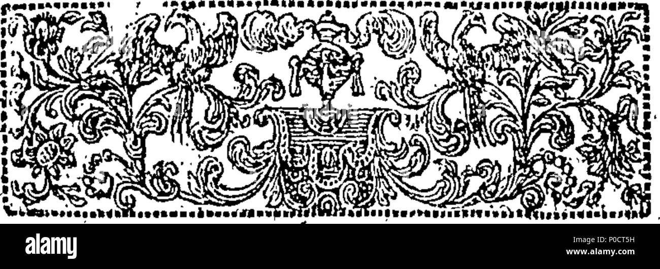 . Englisch: Fleuron aus Buch: eine seriöse und liebevolle Adresse auf die Städte London und Westminster; durch den späten Erdbeben verursacht. 190 eine seriöse und liebevolle Adresse auf die Städte London und Westminster; durch den späten Erdbeben Fleuron T 084671-3 veranlasst Stockfoto