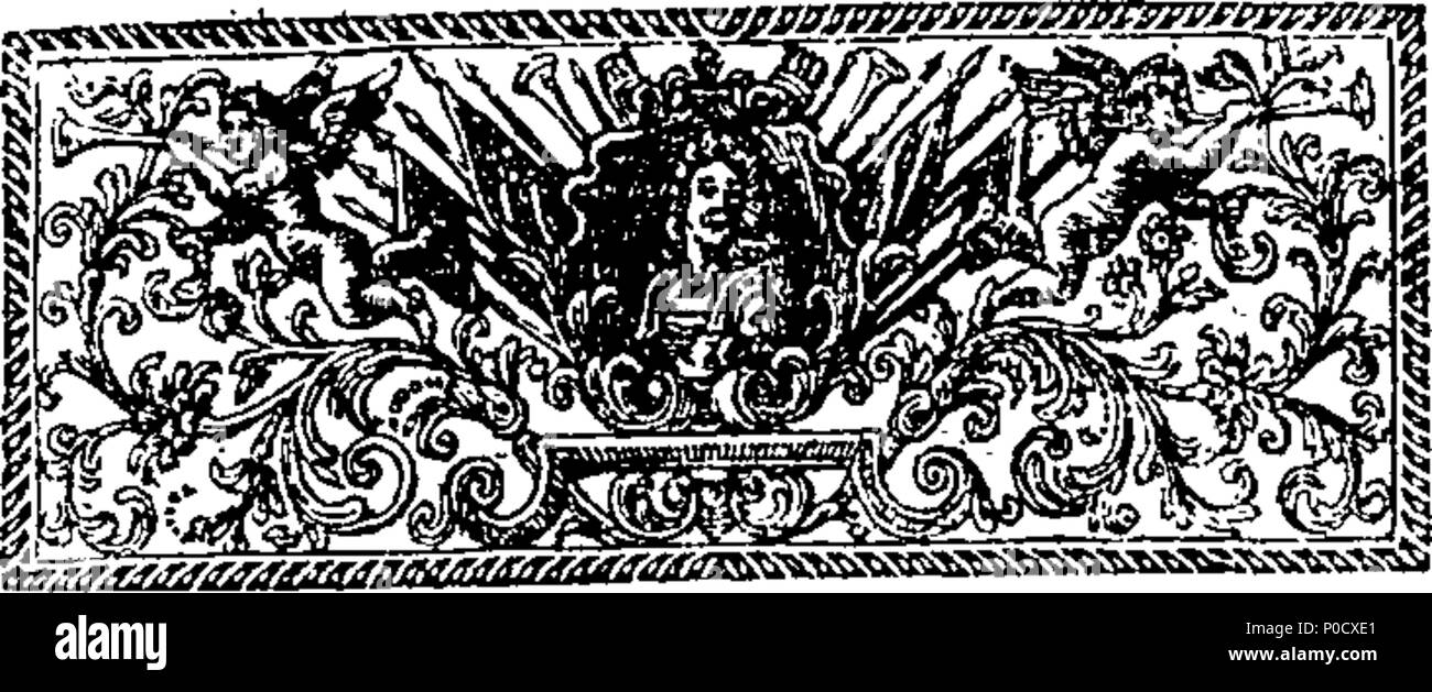 . Englisch: Fleuron aus Buch: eine kurze und einfac Methode mit den Juden. Worin die Gewissheit der christlichen Religion ist der untrügliche Beweis aus den vier Regeln Gebrauch gemacht gegen die Deisten demonstriert. Erzeige, dass diese vier Regeln verpflichten die Juden, wie viel oder mehr als die Deisten, die Anerkennung von Christus. Mit einer Antwort auf das meiste Material von ihren Einwänden und Vorurteile gegen das Christentum. 201 Eine kurze und einfac Methode mit den Juden Fleuron T 014202-5 Stockfoto